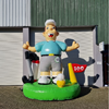 Abraham/ jarige man Golfer 4,2 mtr Alle leeftijden beschikbaar