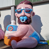 Abraham/ Jarige Man Baby 3,8 mtr Alle leeftijden beschikbaar