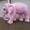 Opblaasbare roze Olifant 2,6 mtr