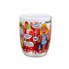 Cartoon mok Sarah/ Jarige Vrouw Shop-aholic