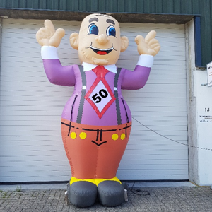 Feestende abraham/ Jarige man 4 mtr Diverse leeftijden beschikbaar Feestende abraham/ Jarige man 4 mtr Diverse leeftijden beschikbaar