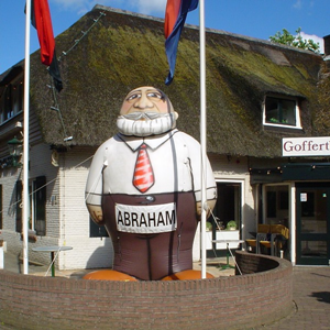 Abraham/ Jarige Man Klassiek 4 mtr Diverse leeftijden beschikbaar Abraham/ Jarige Man Klassiek 4 mtr Diverse leeftijden beschikbaar