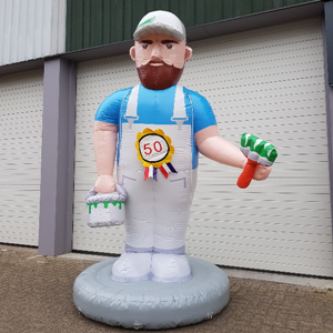 Abraham/ Jarige Man Schilder 3,8 mtr Alle leeftijden beschikbaar Abraham/ Jarige Man Schilder 3,8 mtr Alle leeftijden beschikbaar
