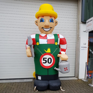 Abraham/ jarige man Tuinman 3,5 mtr Diverse leeftijden beschikbaar Abraham/ jarige man Tuinman 3,5 mtr Diverse leeftijden beschikbaar
