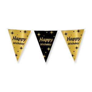 Classy Party flag foil- Happy Birthday