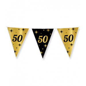 Classy Party Flags foil- 50