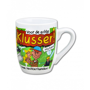 Cartoon mok Abraham/ Jarige man klusser