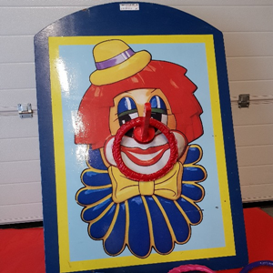 Ringwerpen Clown 125 x 80 cm