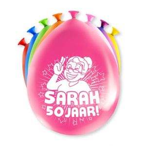 Happy Party Balloons Sarah