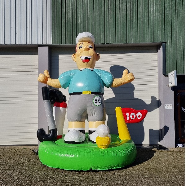 Abraham/ jarige man Golfer 4,2 mtr Alle leeftijden beschikbaar
