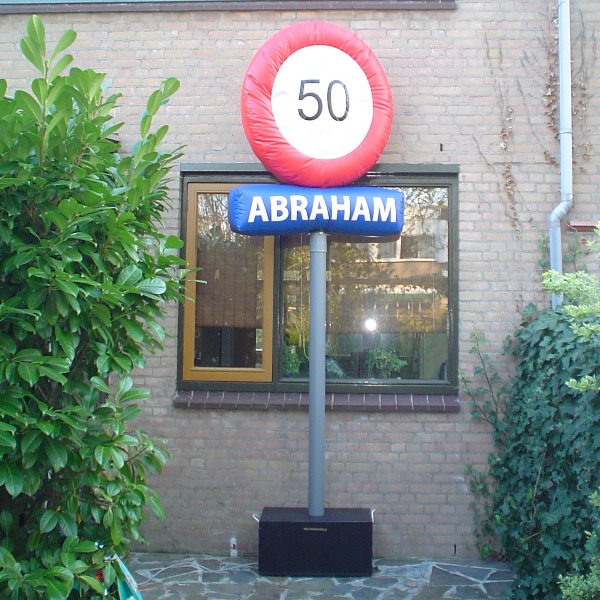 Abraham Verkeersbord 3,5 mtr