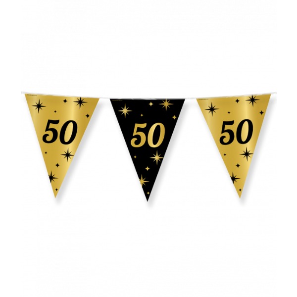 Classy Party Flags foil- 50