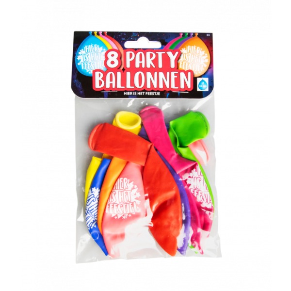 Happy Party Balloons- Hier is 't Feestje