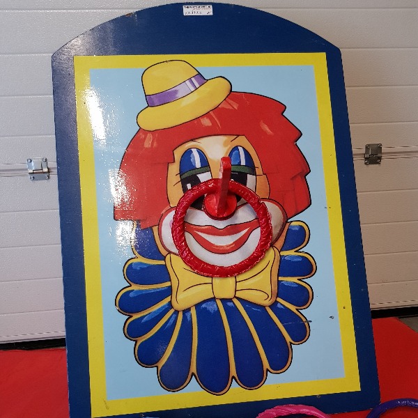 Ringwerpen Clown 125 x 80 cm