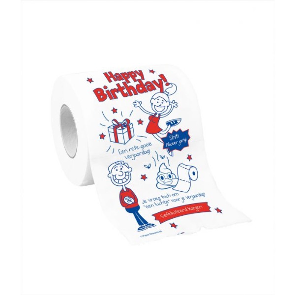 Toilet papier Happy Birthday