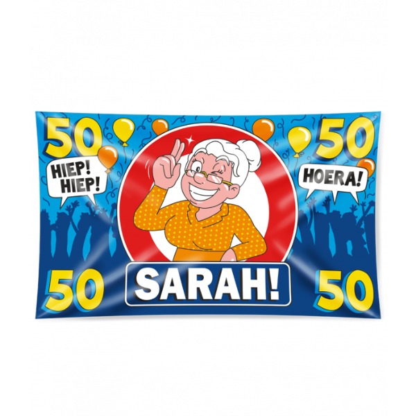 XXL Gevel vlag Sarah